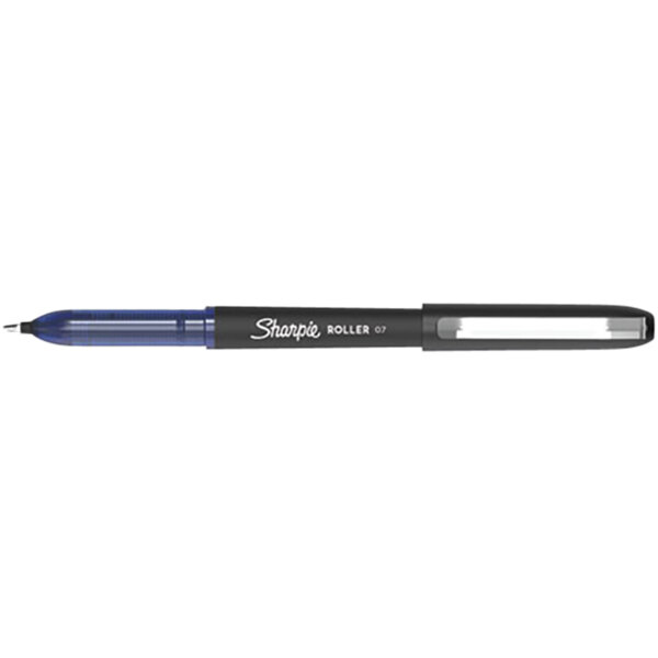 SHARPIE Penna Roller Blu - Punta Ago 0,5 Mm - Confezione Da 4 Unità (4 CT) - Scrittura Fluida E Professionale