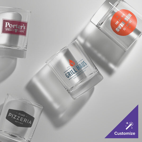 Arcoroc Q2538 ArcoPrime 14 oz. Customizable Rocks / Double Old Fashioned Glass by Arc Cardinal - 12/Case