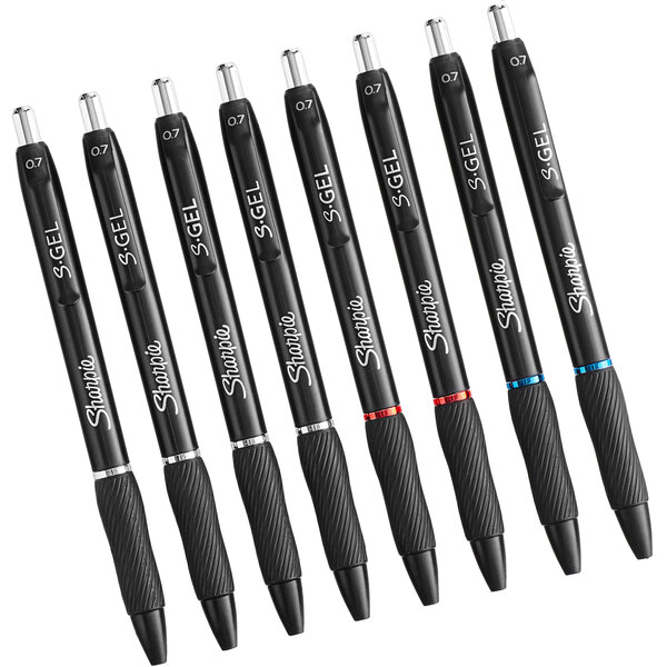 Sharpie S Gel Pens Bold Point 1.0 mm Black Barrels Assorted Ink