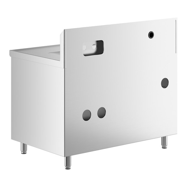 Regency 30" x 48" 16 Gauge Stainless Steel Beverage Table with Right Sink