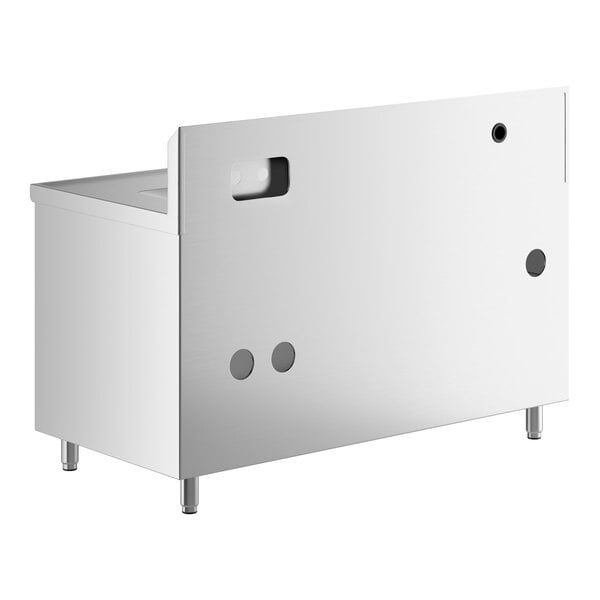 Regency 30" x 60" 16 Gauge Stainless Steel Beverage Table with Right Sink