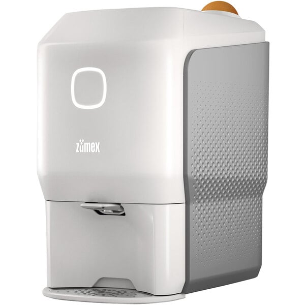 A white and grey rectangular Zumex Soul Series 2 juicer.