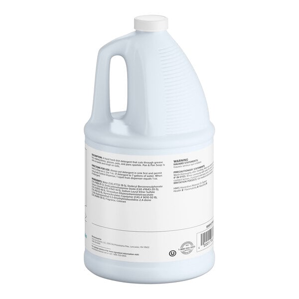 Advantage Chemicals 1 gallon / 128 oz. Concentrated Pot & Pan Liquid Detergent - 4/Case