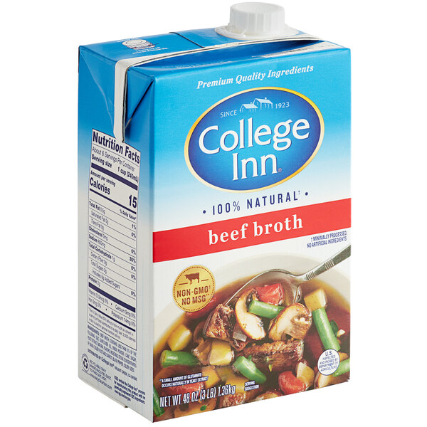 College Inn Beef Broth in Bulk (48 oz.) 8/Case