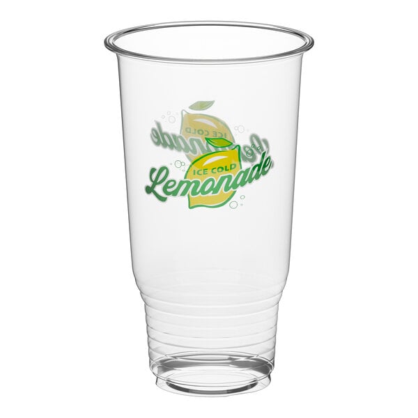 Carnival King 32 oz. PET Lemonade Cup - 500/Case