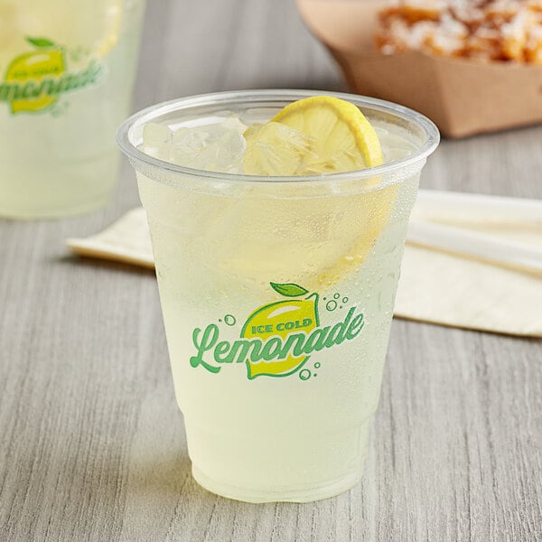 Carnival King 12 oz. PET Lemonade Cup - 50/Pack