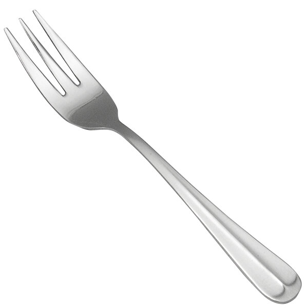 A close-up of a Walco Royal Bristol salad fork with a silver handle.