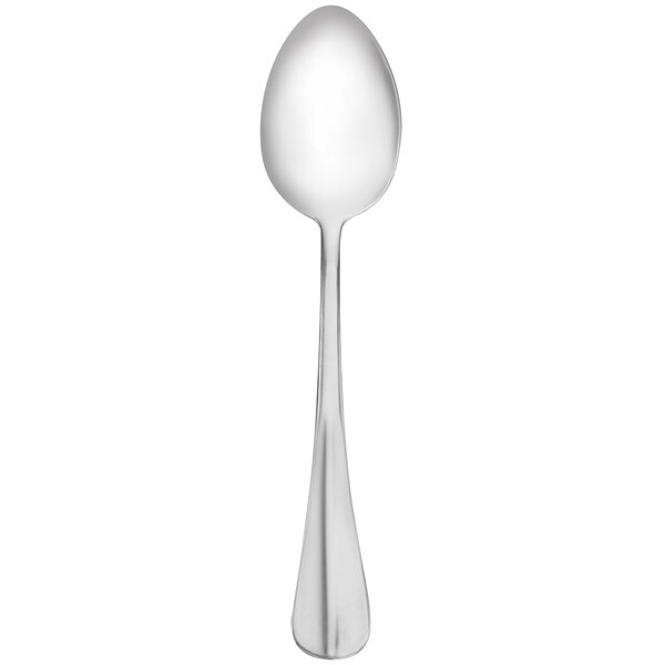 A Walco Parisian stainless steel serving spoon with a long handle.