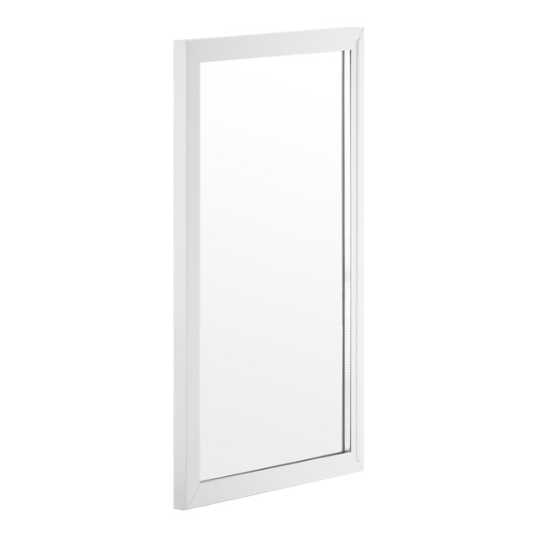 A white external sliding door designed for Avantco BC and BCD-48 bakery display cases.