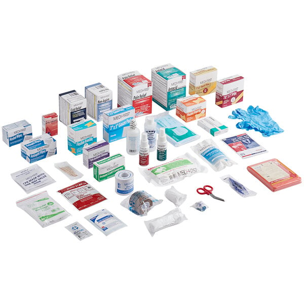 Medique 734ANSIRF First Aid Kit Refill - Class B, ANSI/OSHA Certified ...