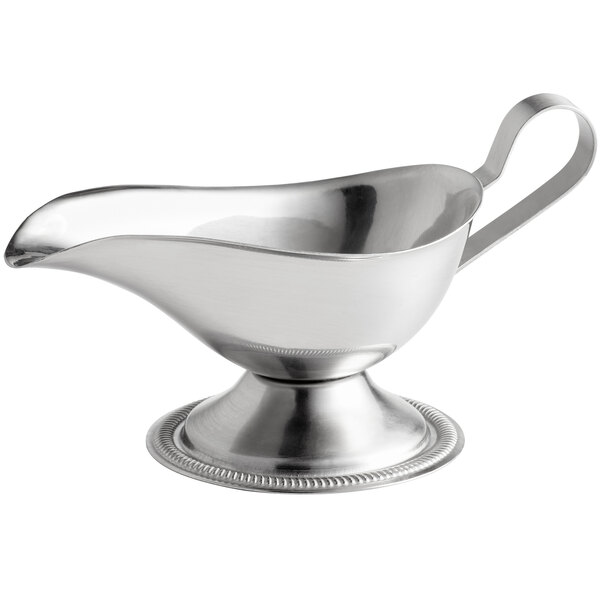 Vollrath 47573 Mirror Finish S/S 3 Ounce Gadroon Base Gravy Boat 