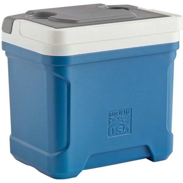 Igloo 32625 Indigo Blue Latitude 16 Qt. Cooler With Top Swing Handle