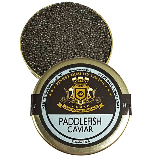 a can of black caviar