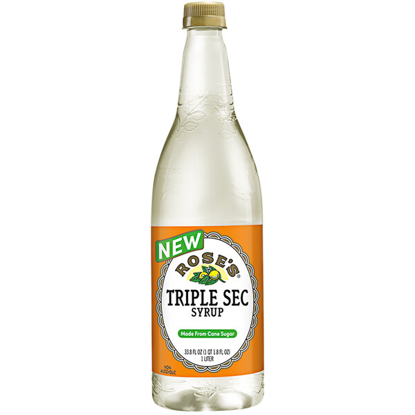 Rose's 1 Liter Triple Sec Syrup 12/Case