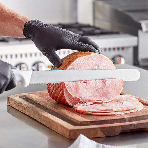 a close up of a piece of meat