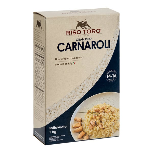 Riso Toro 2.2 lb. Carnaroli Rice - 12/Case