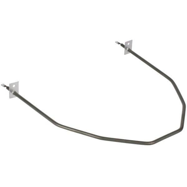 A close-up of the Main Street Equipment outer heating element with metal brackets and screws.