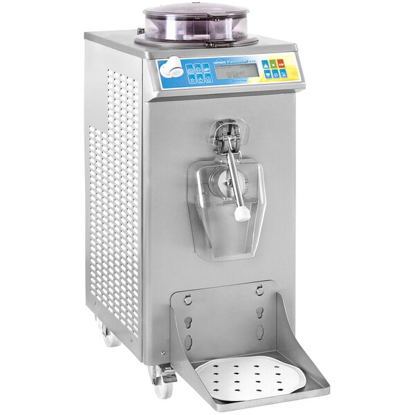 A Carpigiani Pastochef water cooled pasteurizer on a counter.