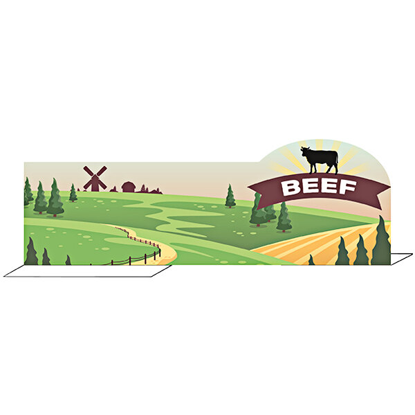 16" x 5 1/2" Farm Series Beef Meat Case Divider