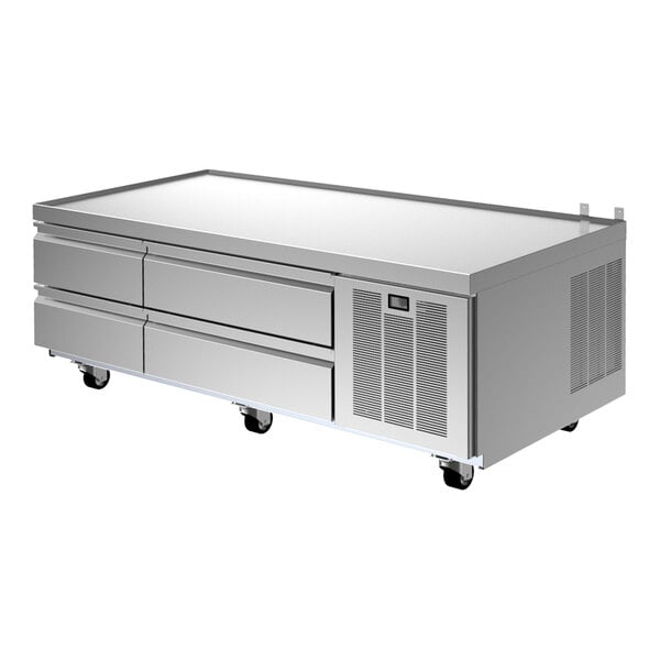 Delfield F2962CP 62" Four Drawer Refrigerated Chef Base