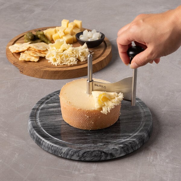 Boska 850520 9" Black/Gray Marble Cheese Curler