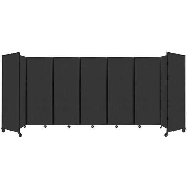 A black rectangular Versare room divider with a black border.