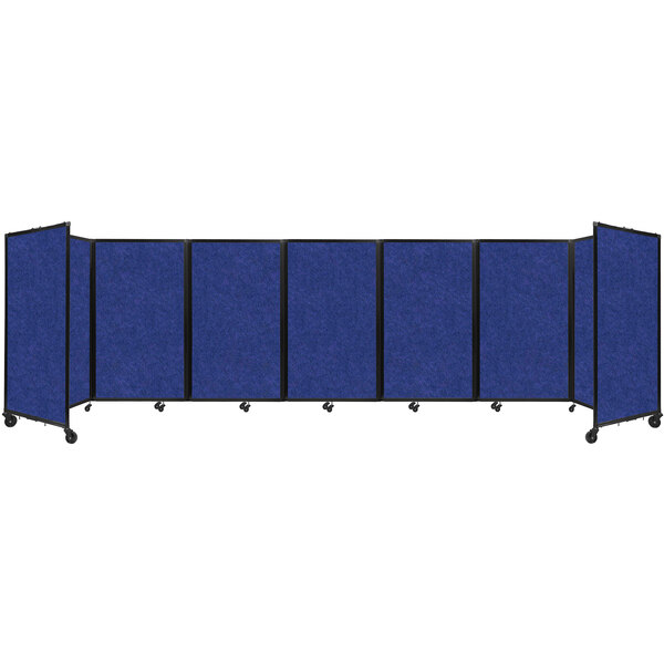 a blue surface with black border