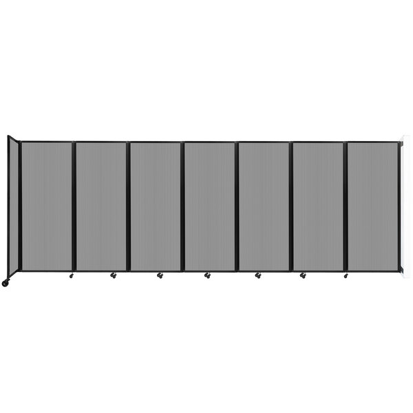 A light gray Versare room divider with black lines.