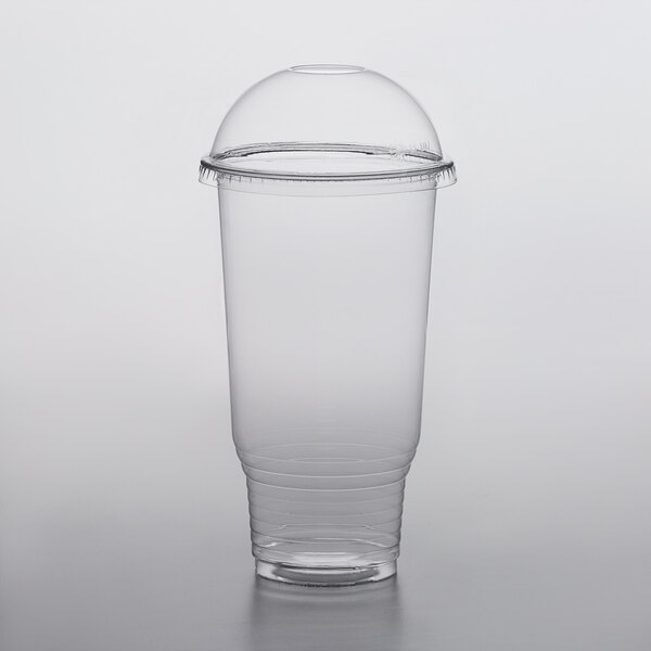 Buy PP+PET Plastic Cup with Dome Lid - 32 oz. at Best Prices Online on