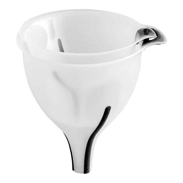 OXO Good Grips 3-Piece Multi-Purpose 4 1/2" Plastic Funnel Set with Detachable Strainer 1047091
