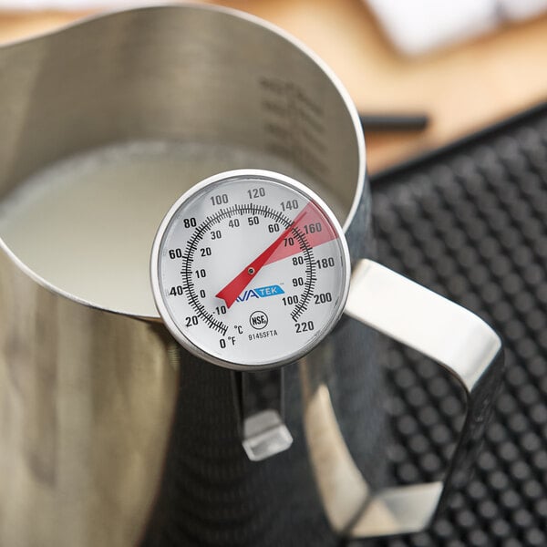 AvaTemp 5" Hot Beverage / Frothing Thermometer 0 - 220 Degrees Fahrenheit