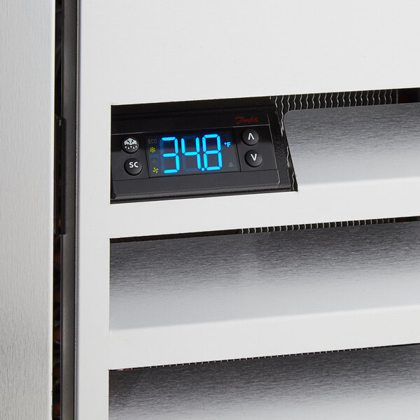 a digital display on a white surface