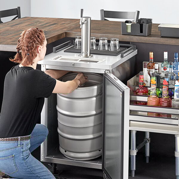 Bar cabinet with kegerator new arrivals
