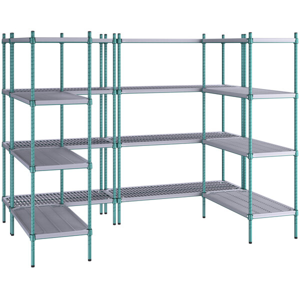 Regency Nsf Green 8 X 6 Walk In, Shelf Liner For Wire Shelving 16 Inch Depth