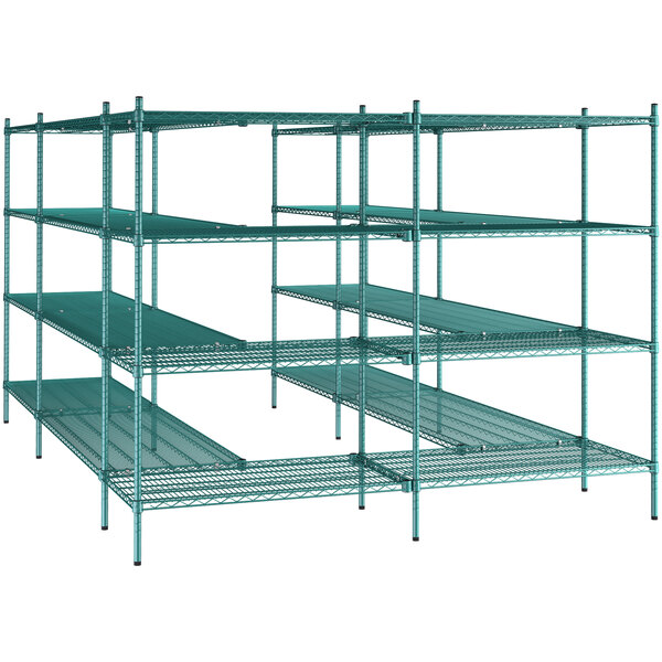 Care Homes/Childrens shelters Home Green Epoxy Wire Shelf 24 x 36 Ideal for Garage Zoo Hotel Animal shelter. Kitchen 