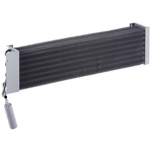 An Avantco evaporator coil with a metal radiator.