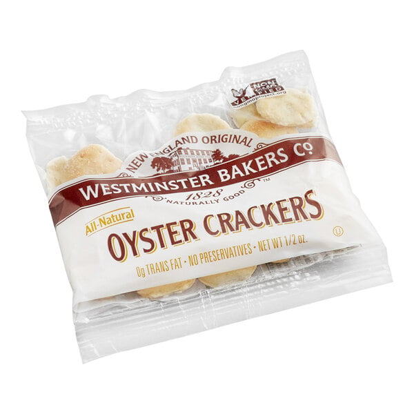 Westminster 0.5 oz. Pack Oyster Crackers - 150/Case