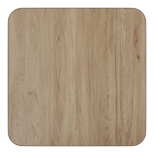 Lancaster Table & Seating Square Reversible White Birch / Ash Laminated Table Top