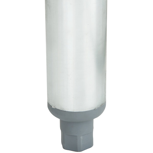 The Eagle Group underbar cocktail / ice bin with post-mix cold plate and bottle holders with a white cylinder and silver metal caps.