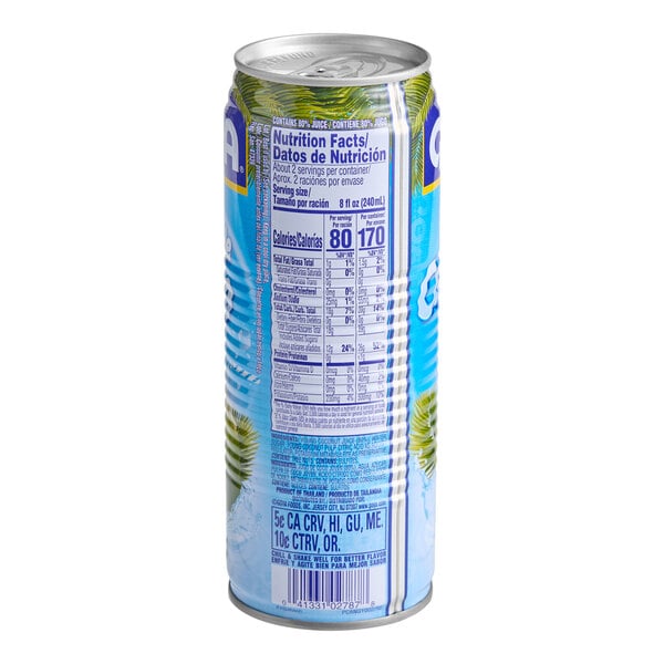 Goya 17.6 fl. oz. Coconut Water with Pulp - 24/Case