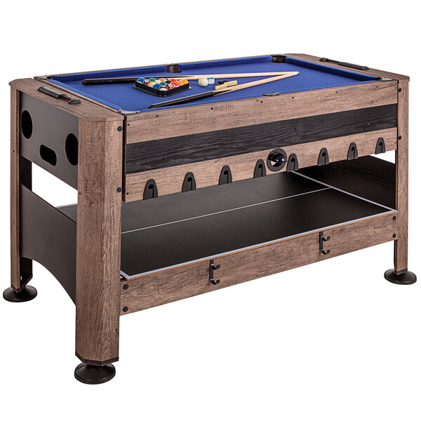 4 In 1 Multi-Game Pool, Air Hockey, Foosball, & Ping Pong Table