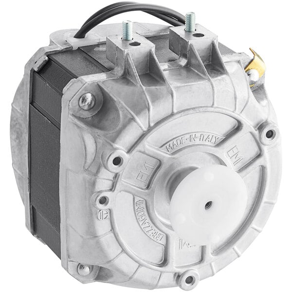 A Narvon fan motor with a white round object.