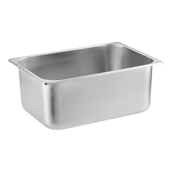 Choice 8 Liter Stainless Steel Gelato Pan