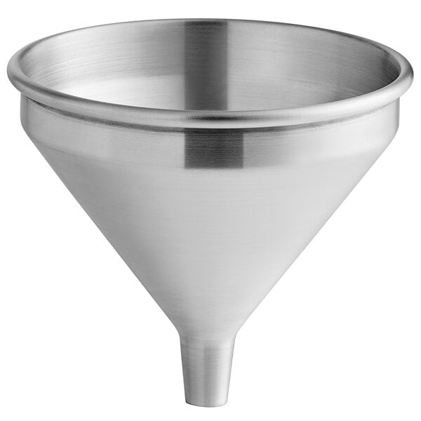 An American Metalcraft silver aluminum funnel.