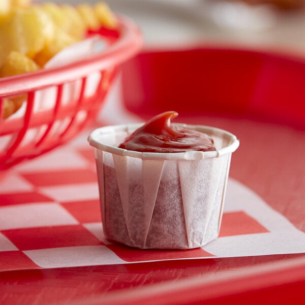 250 Pack] 1 oz Portion Cups with Lids- Small Condiment Containers