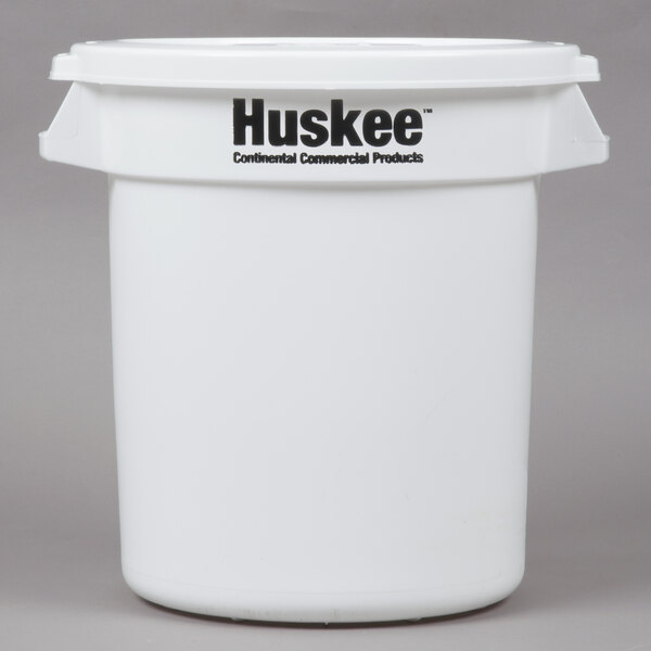A white Continental ingredient storage bin with a flat top lid.