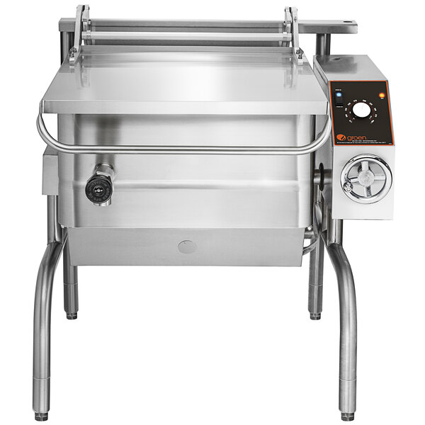 a large stainless steel grill