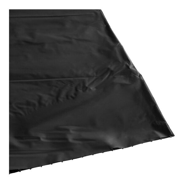Lavex Hercules 55 Gallon 2 Mil 38" x 58" Low-Density Heavy-Duty Black Can Liner / Trash Bag - 50/Case