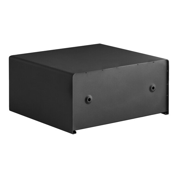 360 Office Furniture 16 1/2" x 14 1/2" x 7 7/8" Black Steel Hotel Safe with Electronic Keypad Lock