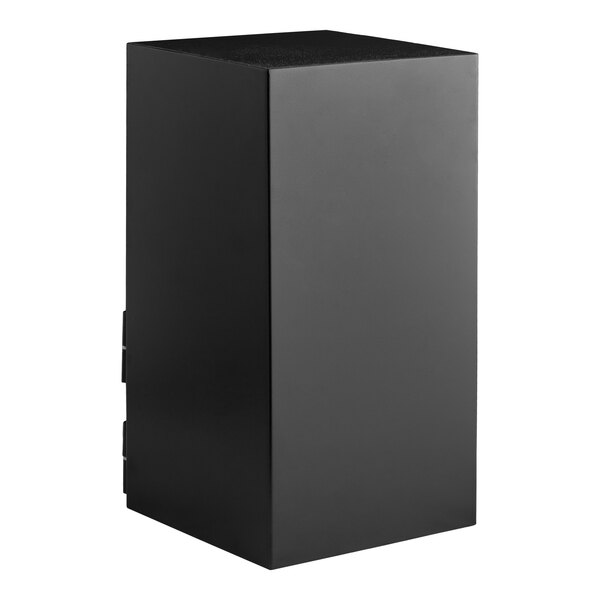 360 Office Furniture 14" x 14" x 27 1/4" Black Steel Depository Safe with Electronic Keypad Lock and Independent Top Locker